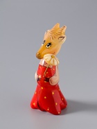 Сувенир «Коза с цветком», 8,5×3,5 см, селенит - фото 809552860