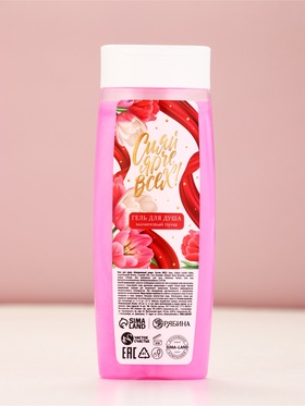 Гель для душа «Сияй ярче всех», аромат «Малиновый пунш», 250 мл