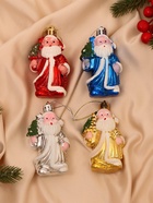 УЦЕНКА Украшение ёлочное «Весельчаки» (набор 4 шт.) 5×7.5 см, микс - Фото 1