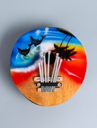 УЦЕНКА Сувенирный музыкальный инструмент «Калимба курорт» круглая МИКС 7×14×14 см - Фото 3