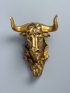 УЦЕНКА Крючок фигурный «Бык» бронза 7×10×12 см - Фото 2