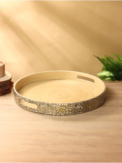 УЦЕНКА Поднос 40×40×5 см, бамбук