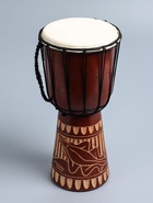 УЦЕНКА Сувенирный музыкальный инструмент «Барабан Джембе» 40×18×18 см 11007234