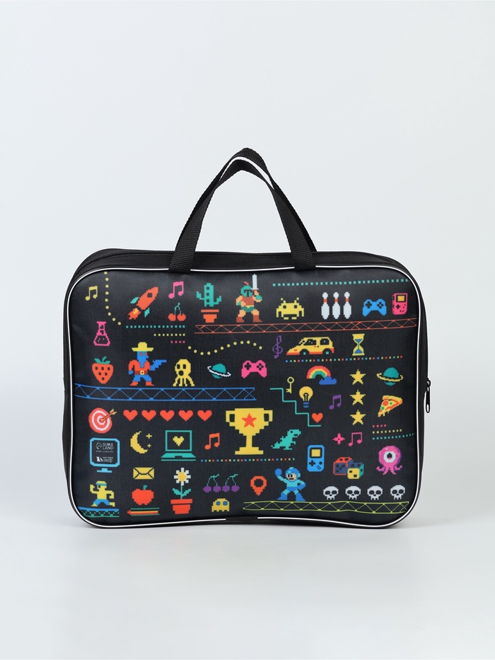 Папка для труда, А4, текстильная, 35×27×7 см "Тачка - Фото 1