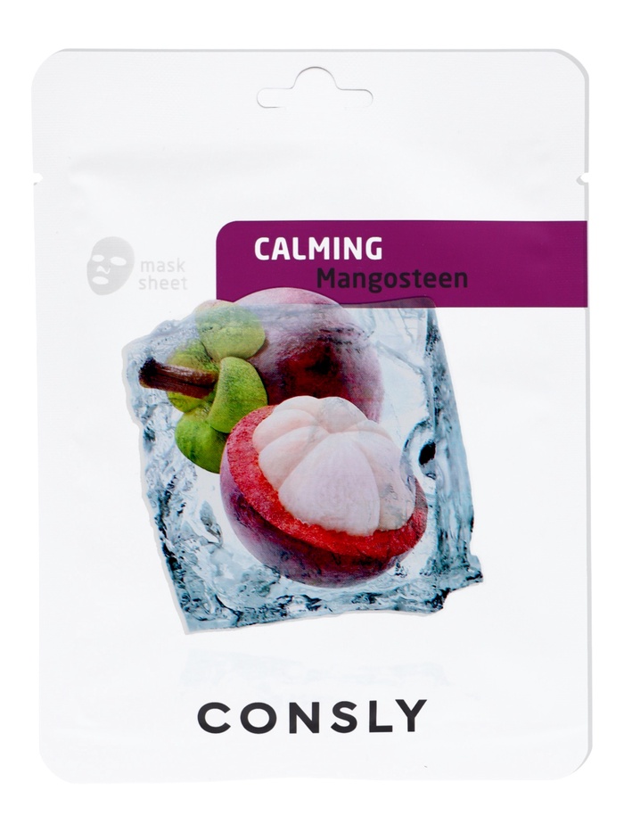 Успокаивающая тканевая маска Consly с экстрактом мангостина, 20 мл
