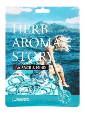 Тканевая маска с экстрактом лемонграсса и эффектом ароматерапии, 25мл, L.Sanic  (артикул 10999608)  большой выбор товаров оптом и в розницу по низким ценам с доставкой