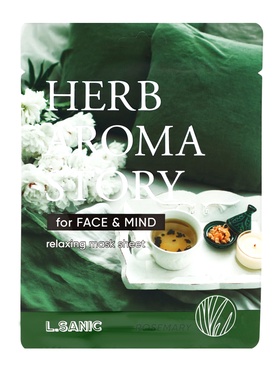 Тканевая маска с экстрактом розмарина и эффектом ароматерапии, 25мл, L.Sanic  (артикул 10999614)  большой выбор товаров оптом и в розницу по низким ценам с доставкой