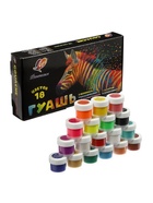 Гуашь 18 цветов × 15 мл, «Луч: Фантазия», (классические + неоновые + перламутровые + золотой + серебряный) - Фото 4