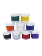 Краска по ткани акриловые, набор 9 цветов * 15 мл, с блёстками + классические - Фото 2