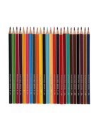 Карандаши 24 цветов, заточенные, шестигранные, с точилкой, дерево - Фото 6