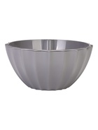 Кашпо для цветов «Ракушка», 3.4 л, d=25 см, h=12 см, пластиковое, со вставкой, серое  (артикул 10994491)  большой выбор товаров оптом и в розницу по низким ценам с доставкой