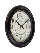 Часы настенные классические ENERGY ЕС-118, бесшумные, плавный ход, d=27.9 см, чёрные - Фото 4