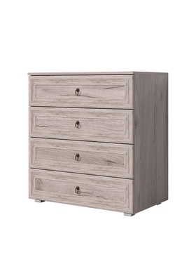 Комод для хранения «Алисия», 4 ящика, 802×468×853 мм, цвет дуб крафт серый  (артикул 10996912)  большой выбор товаров оптом и в розницу по низким ценам с доставкой
