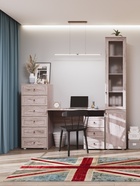 Кровать детская «Алисия», с ящиками, 1894×934×800 мм, цвет дуб крафт серый  (артикул 10996916)  большой выбор товаров оптом и в розницу по низким ценам с доставкой