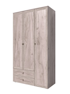 Шкаф прямой трёхстворчатый «Алисия», 1200×525×2150 мм, цвет дуб крафт серый 10996921