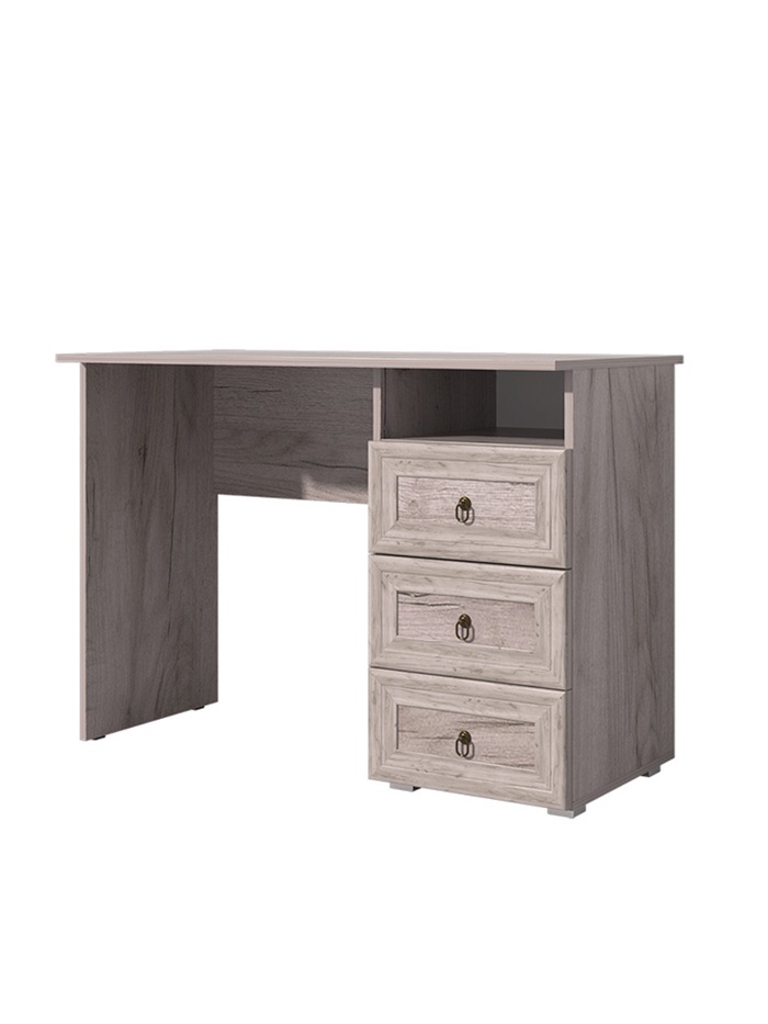 Стол письменный «Алисия», с ящиками, 1102×530×778 мм, цвет дуб крафт серый - Фото 1
