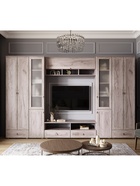 Тумба под ТВ «Алисия», 1350×475×424 мм, цвет дуб крафт серый 10996926