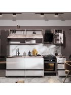 Кухонный гарнитур прямой «Роса», 2000 мм, цвет белый глянец 10996928