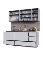 Кухонный гарнитур прямой «Роса», 2000 мм, цвет белый глянец 10996928