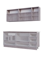 Кухонный гарнитур прямой «Роса», 2000 мм, цвет белый глянец 10996928