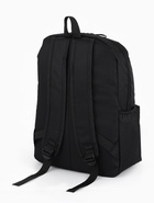 Рюкзак школьный, однотонный, 4 кармана, 30×12×43 см, чёрный - фото 122246423