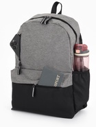 Рюкзак школьный, 1 отделение, 4 кармана, 30×12×43 см, серый - фото 122246439