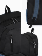 Рюкзак школьный, 1 отделение, 4 кармана, 30×12×43 см, синий  (артикул 10961148)  большой выбор товаров оптом и в розницу по низким ценам с доставкой