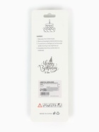 Свечи для торта «Серпантин» 10 штук, блестящий голубой 10967713