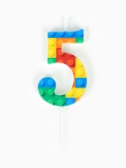 Свеча для торта «Лего» цифра 5  (артикул 10967719)  большой выбор товаров оптом и в розницу по низким ценам с доставкой