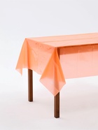 Скатерть одноразовая 137×183 см, флюорисцентная, оранжевая - Фото 2