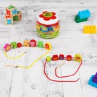 Шнуровка в банке "Мы познаём мир", 60 элементов, цвета МИКС - Фото 1