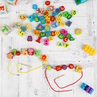 Шнуровка в банке "Мы познаём мир", 60 элементов, цвета МИКС - Фото 2