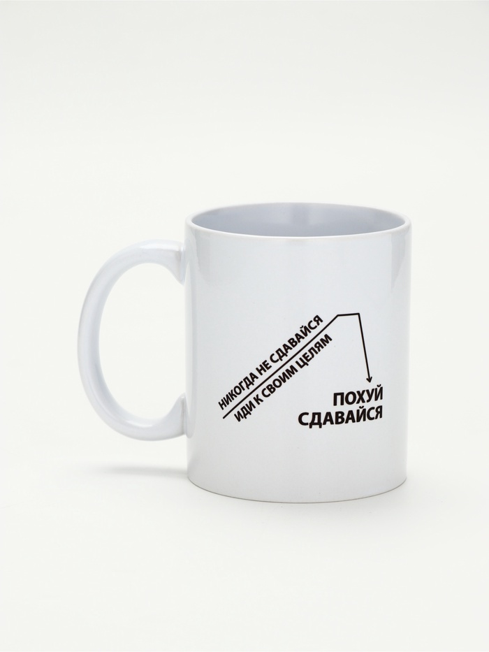 Кружка керамическая «Иди к своим целям», 320 мл, 18+