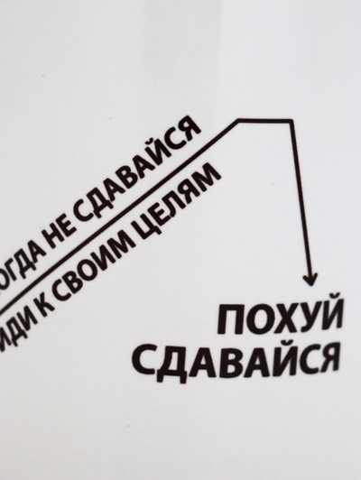 Кружка керамическая «Иди к своим целям», 320 мл, 18+