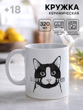 Кружка керамическая «Вот тебе», 320 мл