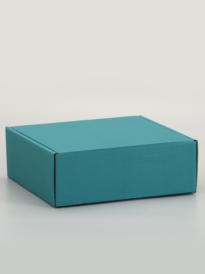 Коробка самосборная, изумрудная, для подарков и хранения, 26×24×10 см