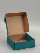 Коробка самосборная, изумрудная, 26 х 24 х 10 см  (артикул 10989332)  большой выбор товаров оптом и в розницу по низким ценам с доставкой