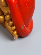 УЦЕНКА Свеча декоративная «Гномик с ножками», 9×7.1×7.3 см, золото - Фото 8