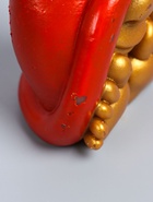 УЦЕНКА Свеча декоративная «Гномик с ножками», 9×7.1×7.3 см, золото - Фото 9