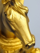 УЦЕНКА Сувенир полистоун бюст "Золотой конь с фонарём" 11х6,5х19 см - Фото 5