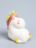 УЦЕНКА Копилка керамика «Единорожка спит сидя» 12×9.5×16 см - Фото 5