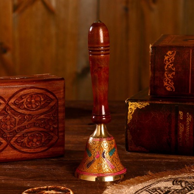 УЦЕНКА Колокол «Альфред» латунь 19.5×6.5×6.5 см