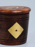 УЦЕНКА Кости игральные в шкатулке 6.5×6.5×6 см, дерево шишам, латунь - Фото 3