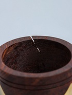 УЦЕНКА Кости игральные в шкатулке 6.5×6.5×6 см, дерево шишам, латунь - Фото 4