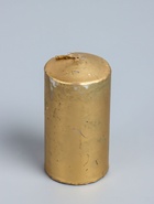 УЦЕНКА Свеча-столбик новогодняя 100×50 см, цв. золотой - Фото 2