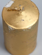 УЦЕНКА Свеча-столбик новогодняя 100×50 см, цв. золотой - Фото 3