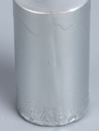 УЦЕНКА Свеча-столбик новогодняя 100×50 см, цв. серебряный - Фото 6