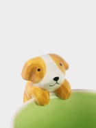 УЦЕНКА Набор детской посуды Доляна «Верный друг», 3 предмета: кружка 350 мл, супница 450 мл, тарелка, керамика, зелёный, белый - Фото 5