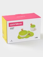 УЦЕНКА Набор детской посуды Доляна «Верный друг», 3 предмета: кружка 350 мл, супница 450 мл, тарелка, керамика, зелёный, белый - Фото 7