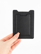 Обложка 3в1 для автодокументов, СТС, права, карта, 9×0.3×12.5 см, флотер, чёрная - Фото 3